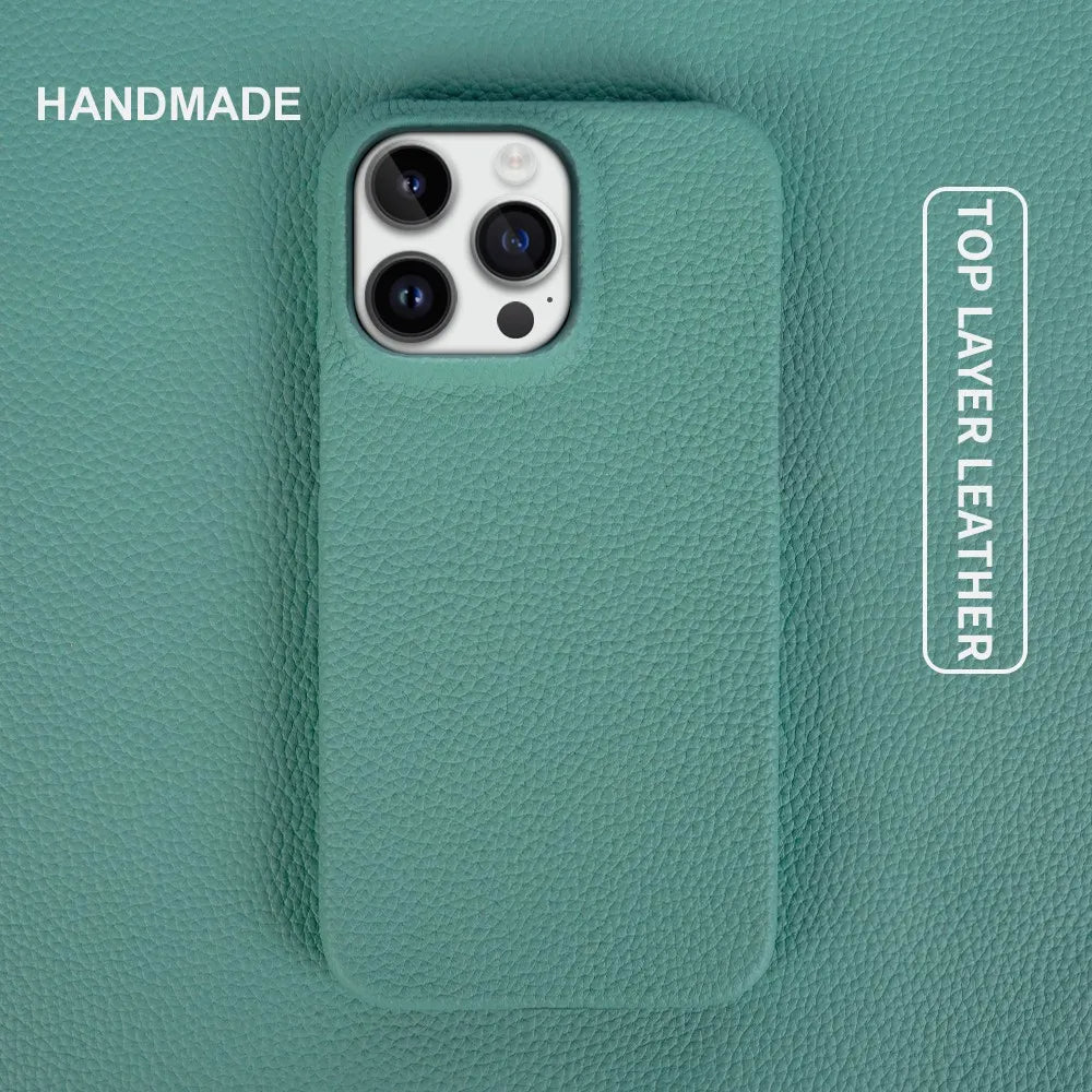 Premium Leather iPhone Case – Sleek and Timeless