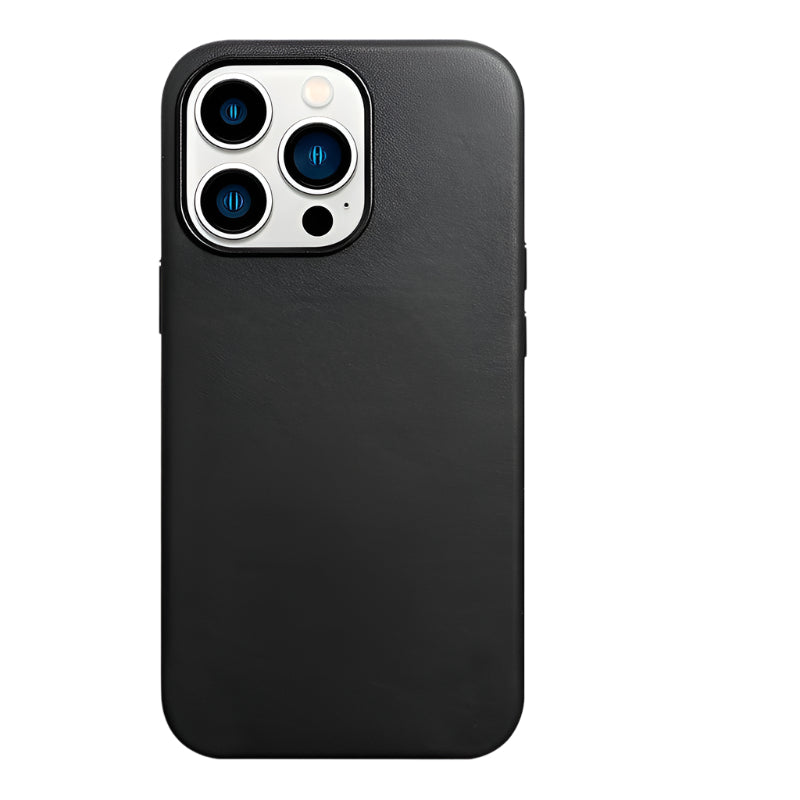 Soft Genuine Leather iPhone Case - Wireless Charging Compatible