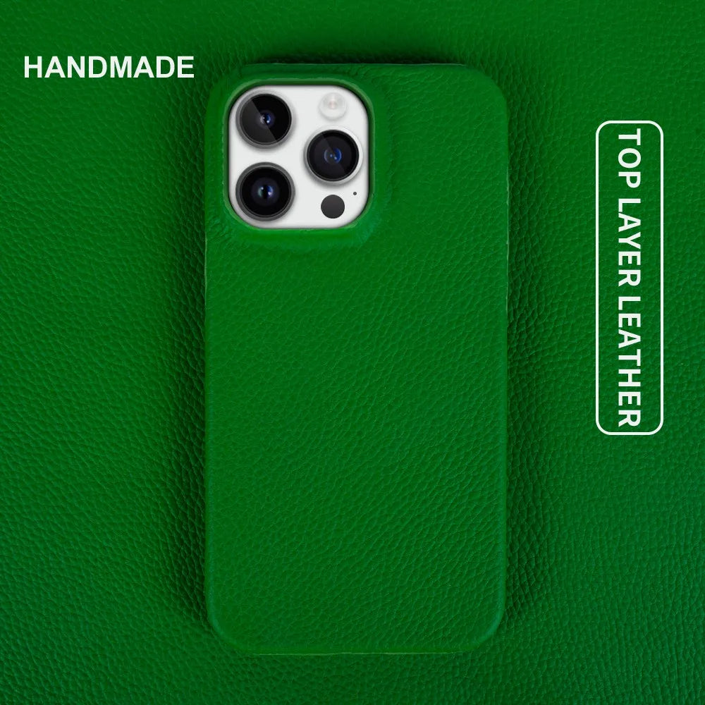 Premium Leather iPhone Case – Sleek and Timeless