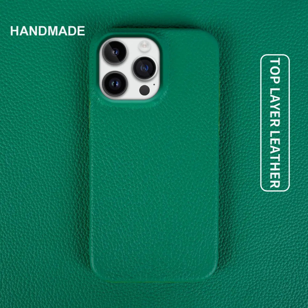 Premium Leather iPhone Case – Sleek and Timeless