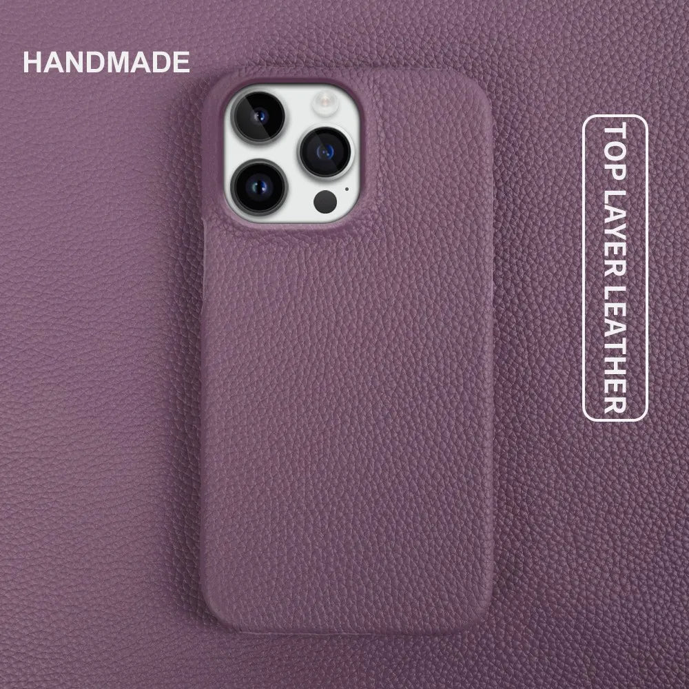 Premium Leather iPhone Case – Sleek and Timeless