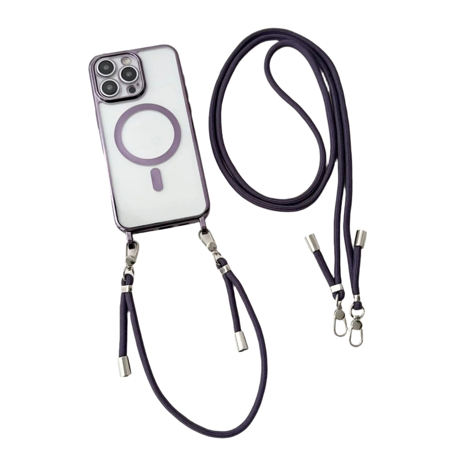 Magnetic Crossbody Phone Case with Strap