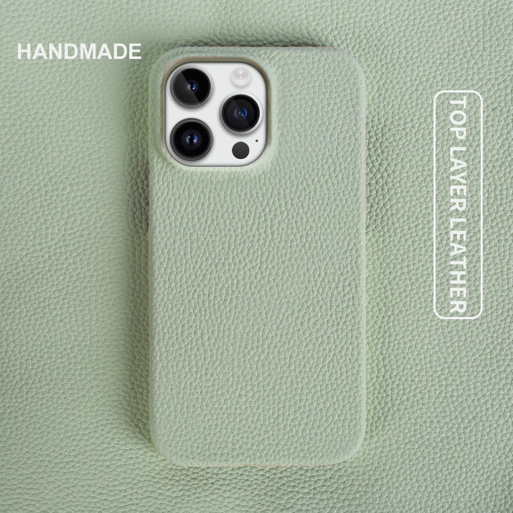 Premium Leather iPhone Case – Sleek and Timeless