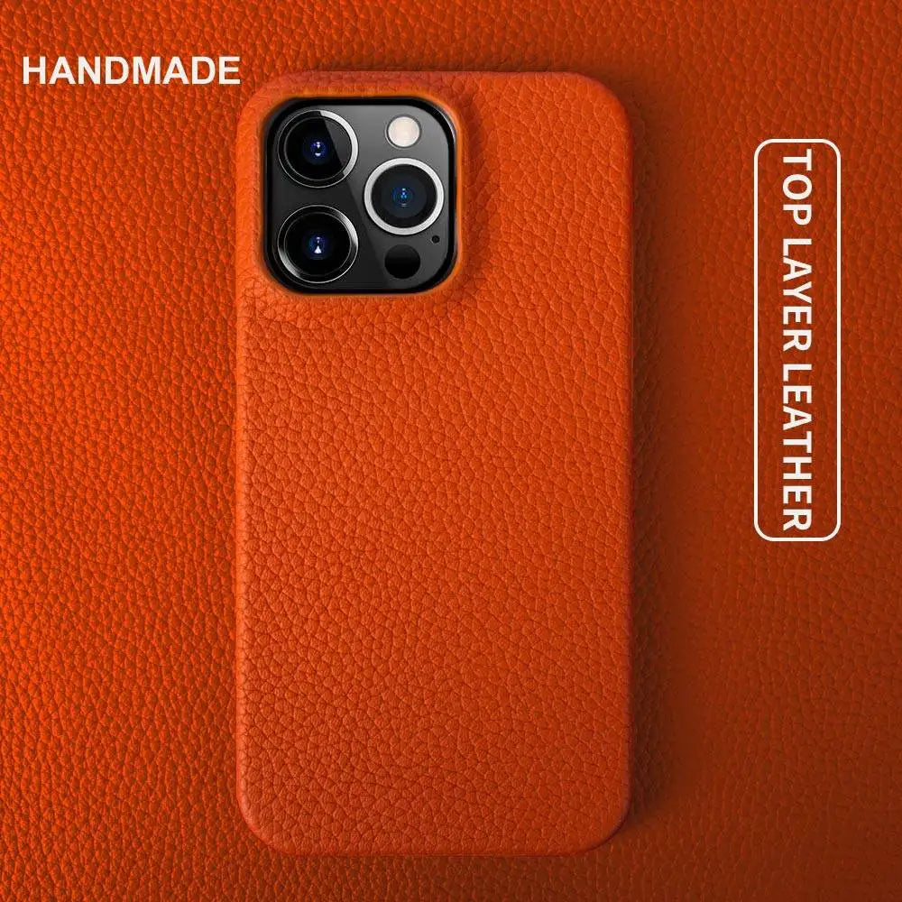 Premium Leather iPhone Case – Sleek and Timeless