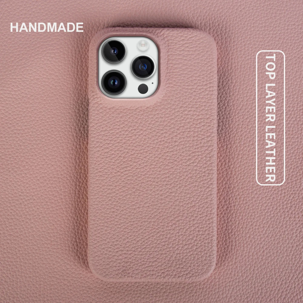 Premium Leather iPhone Case – Sleek and Timeless