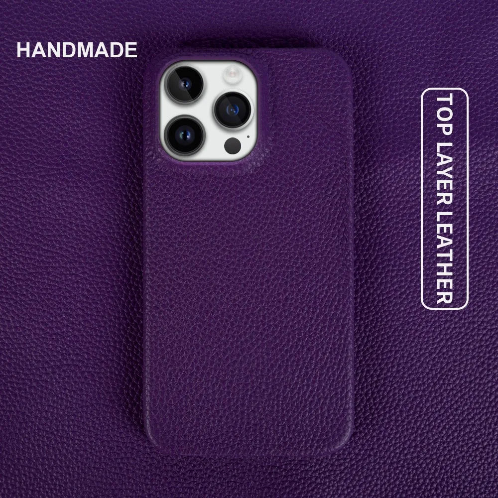 Premium Leather iPhone Case – Sleek and Timeless
