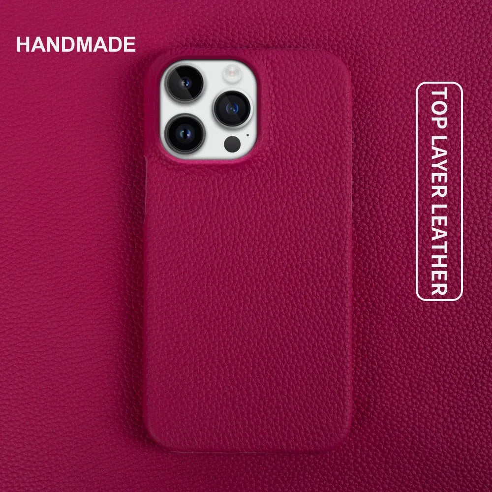 Premium Leather iPhone Case – Sleek and Timeless