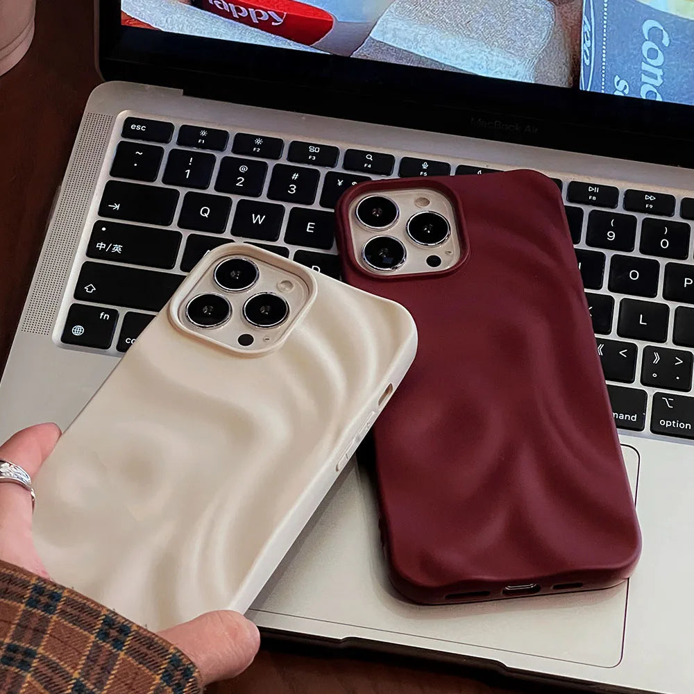 Wavy Silicone iPhone Case