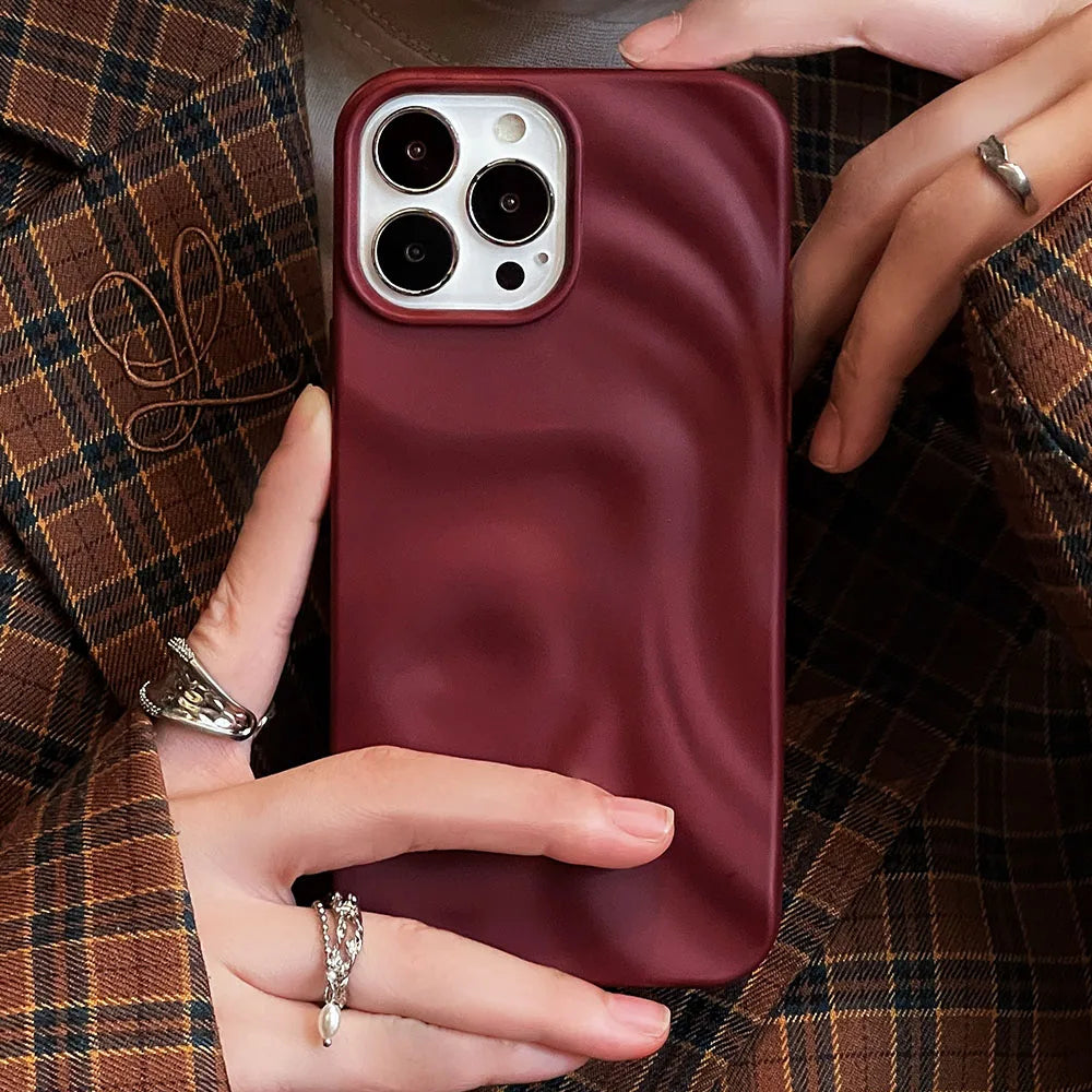 Wavy Silicone iPhone Case