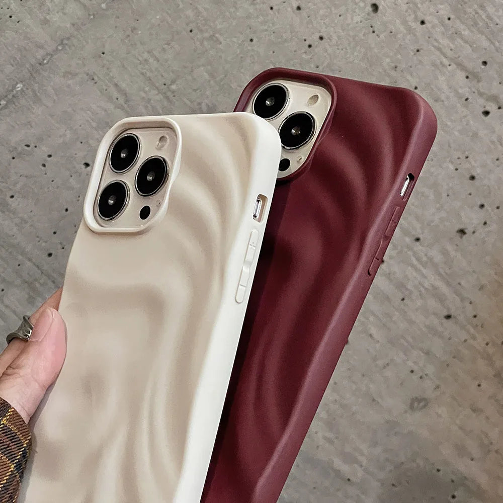 Wavy Silicone iPhone Case