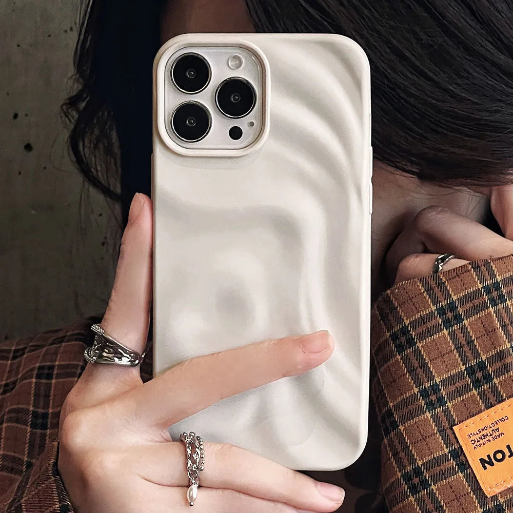 Wavy Silicone iPhone Case