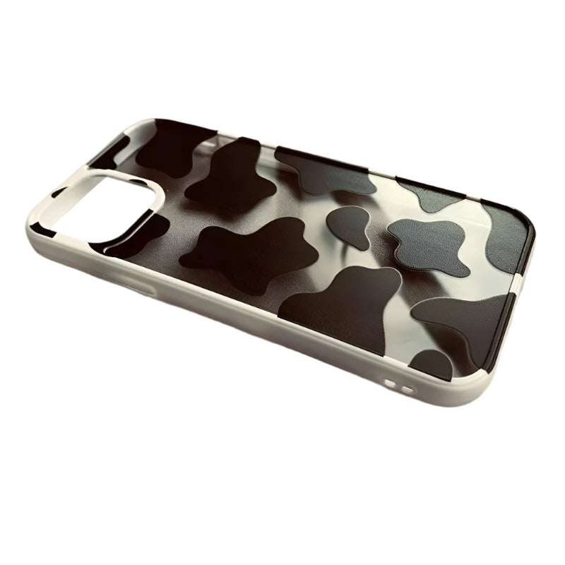Cow Print Shockproof iPhone Case - Clear Protective Cover